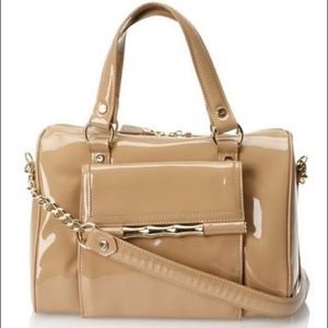 NWT Elaine Turner Nude Poppy Satchel